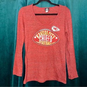 Kansas City Chiefs Women’s Long Sleeve Knit Top - Size Medium